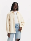 Levi's Orion Corduroy Overshirt In White Swan