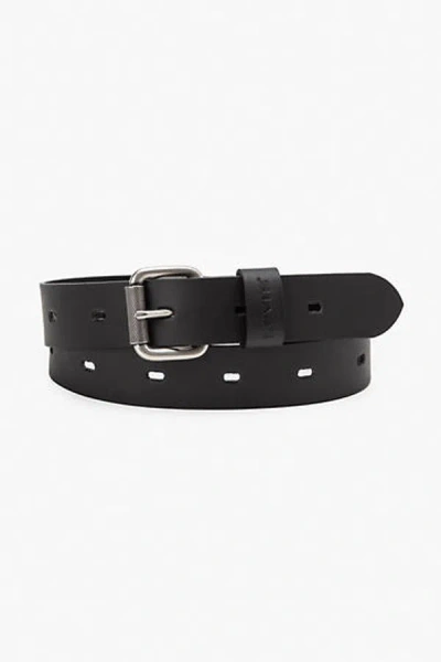 Levi's Oval Perf Belt In Black