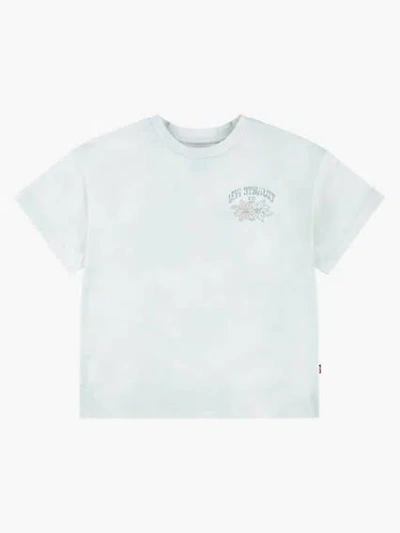 Levi's Oversized Cloud Dye Tee Big Girls S-xl T-shirt S In Celadon