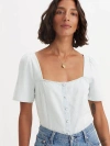 Levi's Pascale Short Sleeve Blouse In Smell Ya Later