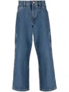Levi's High-rise Wide-leg Jeans In Blau