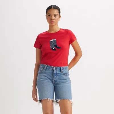 Levi's Perfect T-shirt In Red