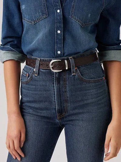 Levi's Phoebe Belt In Dark Brown