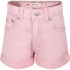 LEVI'S PINK SHORTS FOR GIRL WITH LOGO