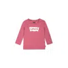 Levi's Pink T-shirt For Baby Girl With Logo In Pink