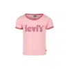 Levi's Logo-print T-shirt In Pink