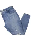 Levi's Plus Hypersoft Womens Mid-rise Stretch Skinny Jeans In Blue