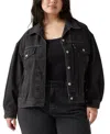 Levi's Plus Size '90s Cotton Denim Trucker Jacket In Road Less