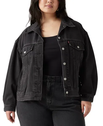 Levi's Plus Size '90s Cotton Denim Trucker Jacket In Road Less Traveled