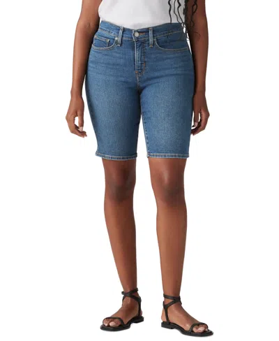 Levi's Plus Size High-rise Shaping Bermuda Shorts In Clever Girl