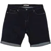 Levi's Plus Womens Mid Rise Slim Bermuda Shorts In Blue