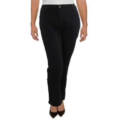 Levi's Plus Womens Solid Denim Straight Leg Jeans