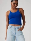 Levi's Plush Stretch Tank Top In Mazarine Blue