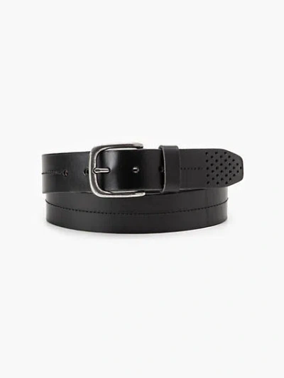 Levi's Premium Perforated Belt In Black
