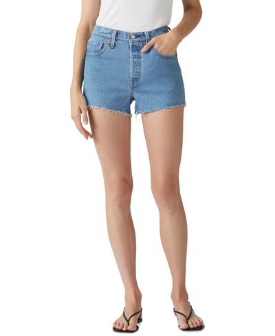 Levi's Premium Women's 501 Button Fly Cotton High-rise Denim Shorts In Multiple Choice