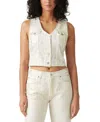 Levi's Bella Denim Corset Top In Luminary Vest