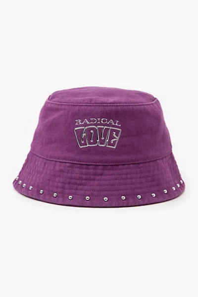Levi's Pride Bucket Hat In Purple / Dark Purple