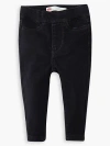 Levi's Pull On Jeggings Baby Girls 3m-9m 9m In Black