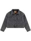 Levi's Quilted Denim Jacket In Black