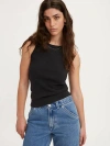 Levi's Essential Racer Tank Top In Caviar