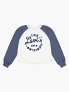 Levi's Raglan Cinched Tee Big Girls 7-16 T-shirt L In Vintage Indigo