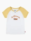 Levi's Rainbow Levis Tee Little Girls 4-6x T-shirt 6x In Gardenia