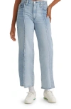 LEVI'S RECRAFTED CROP BAGGY WIDE LEG DAD JEANS