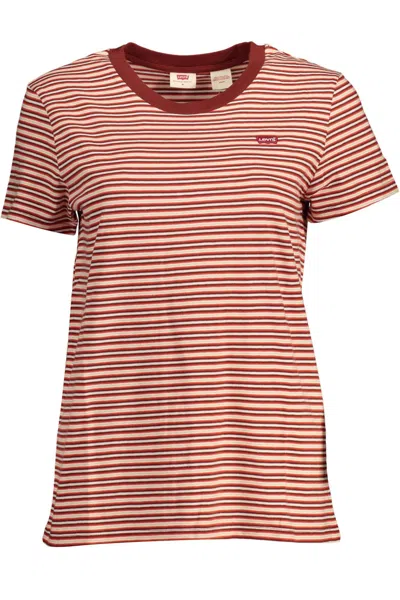 Levi's Cotton Women Women's T-shirt In Red
