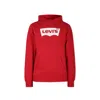 LEVI'S RED SWEATSHIRT FOR BOY WITH WHITE LOGO