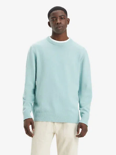 Levi's Red Tab Crewneck Sweater In Aquifer
