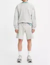 Levi's Red Tab Sweatshorts In Light Mist In Grey