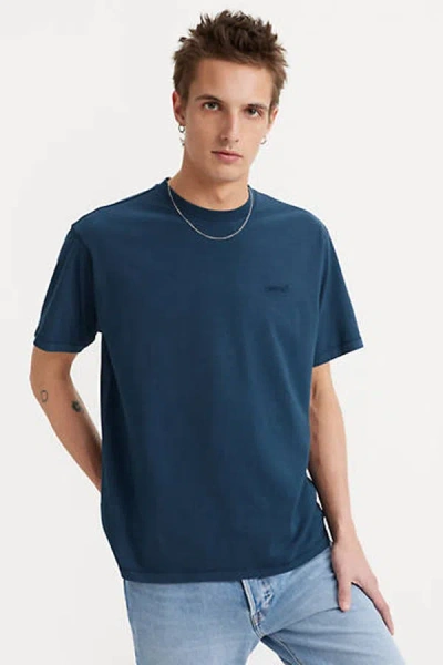 Levi's Round-neck Cotton T-shirt In Blue