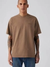 Levi's Red Tab Vintage Tee In Garment Dye Rain Drum