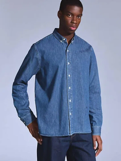 Levi's Relaxed Button Down In Blue