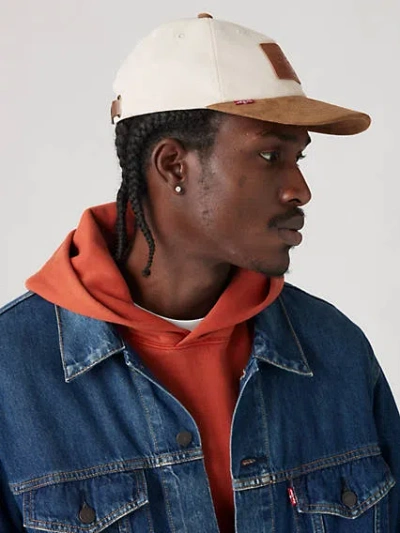 Levi's Relaxed Dad Cap In Ecru