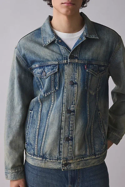 Levi's Relaxed Fit Denim Trucker Jacket In Playing In The Dirt, Men's At Urban Outfitters