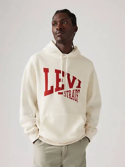 Levi's Relaxed Fit Graphic Hoodie Sweatshirt In True Blue