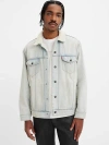 Levi's Relaxed Fit Sherpa Trucker Jacket In Rainy Haze