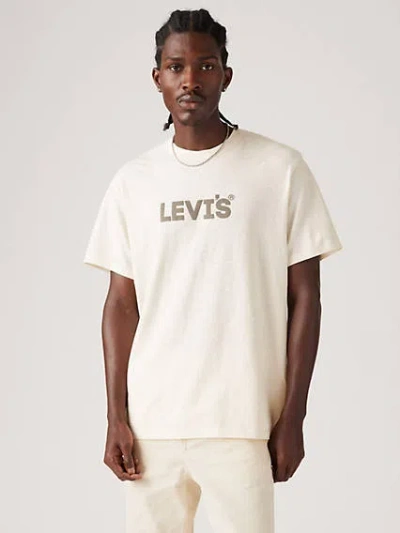 Levi's Relaxed Fit Short Sleeve Graphic T-shirt In Antique Ivory