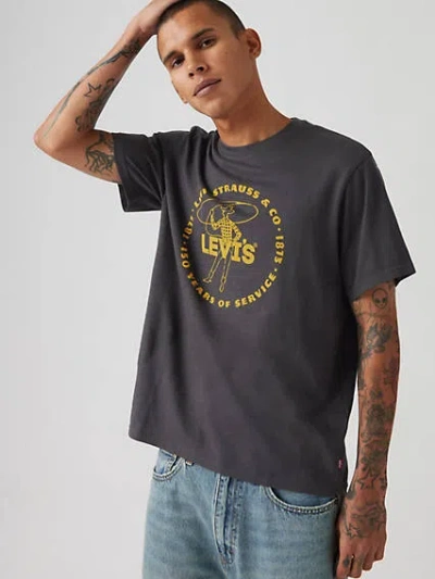 Levi's Relaxed Fit Short Sleeve Graphic T-shirt In Wagon Phanton