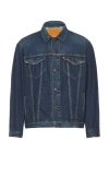 Levi's Relaxed Fit Denim Trucker Jacket In Blue