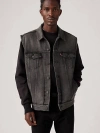 Levi's Relaxed Fit Trucker Jacket Vest In Night Owl