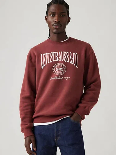 Levi's Relaxed Graphic Crewneck Sweatshirt In Andorra