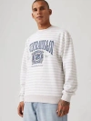 Levi's Relaxed Graphic Crewneck Sweatshirt In White