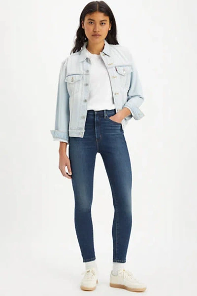 Levi's Retro High Skinny Jeans In Blue