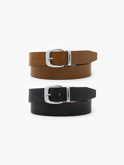 Levi's Reversible Core Belt In Regular Black