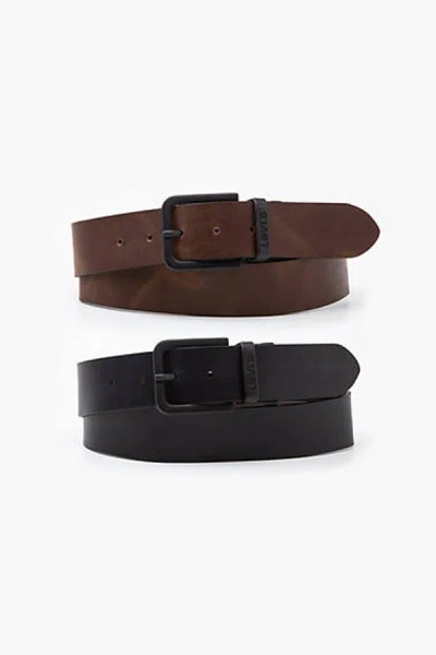 Levi's Reversible Core Metal Belt In Multi