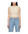 Levi's Rib Round-neck Vest In White