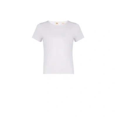 Levi's Ribbed T-shirt In White