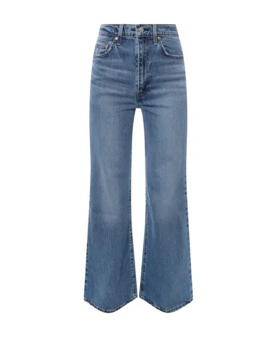 Levi's Ribcage Bell Flared Jeans In Denim